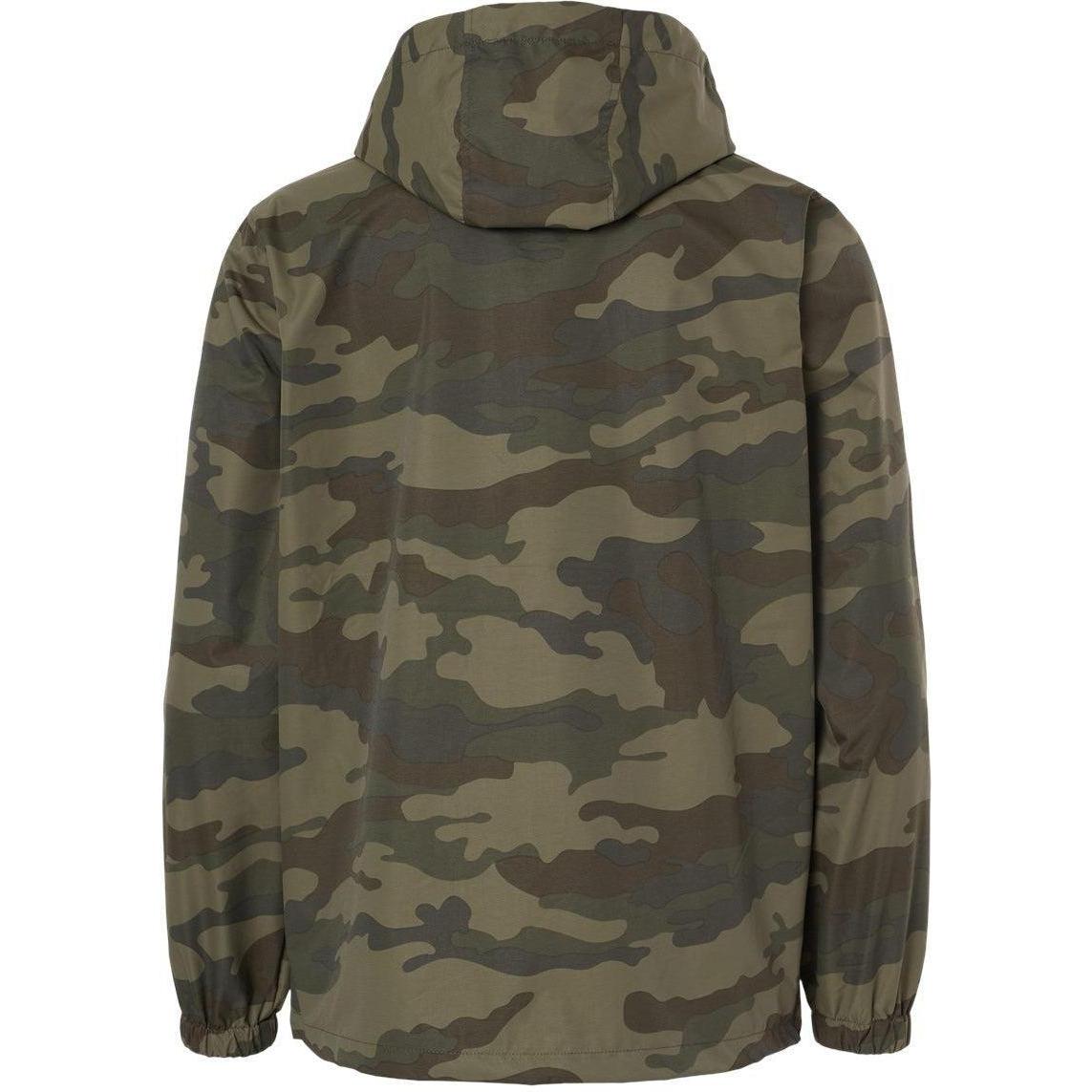 no-logo Independent Trading Co. Nylon Anorak-Men's Jackets-Independent Trading Co.-Thread Logic