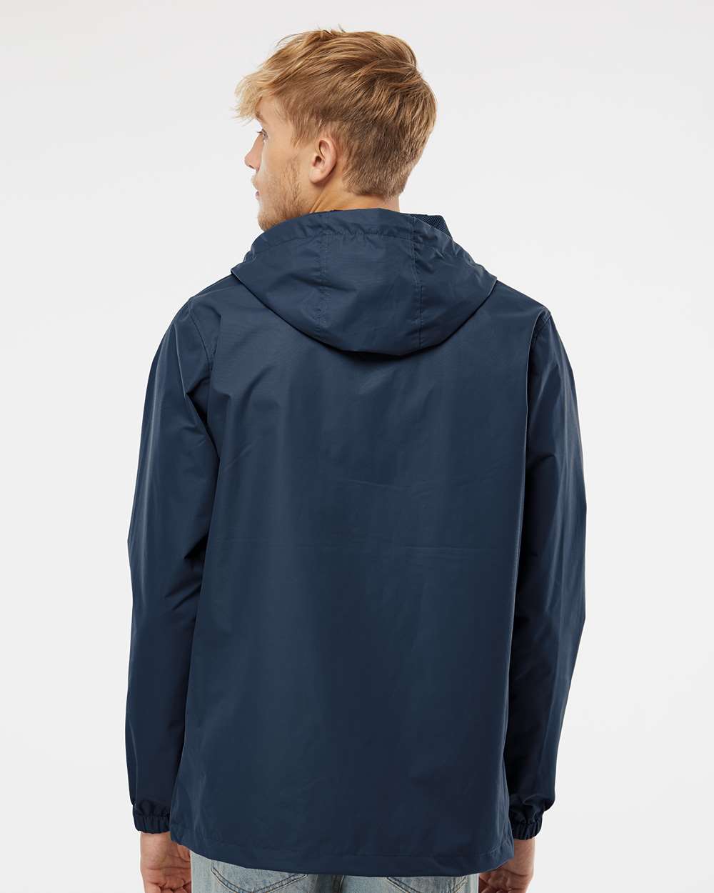 no-logo Independent Trading Co. Nylon Anorak-Men's Jackets-Independent Trading Co.-Thread Logic