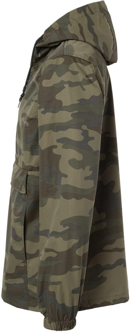 no-logo Independent Trading Co. Nylon Anorak-Men's Jackets-Independent Trading Co.-Thread Logic