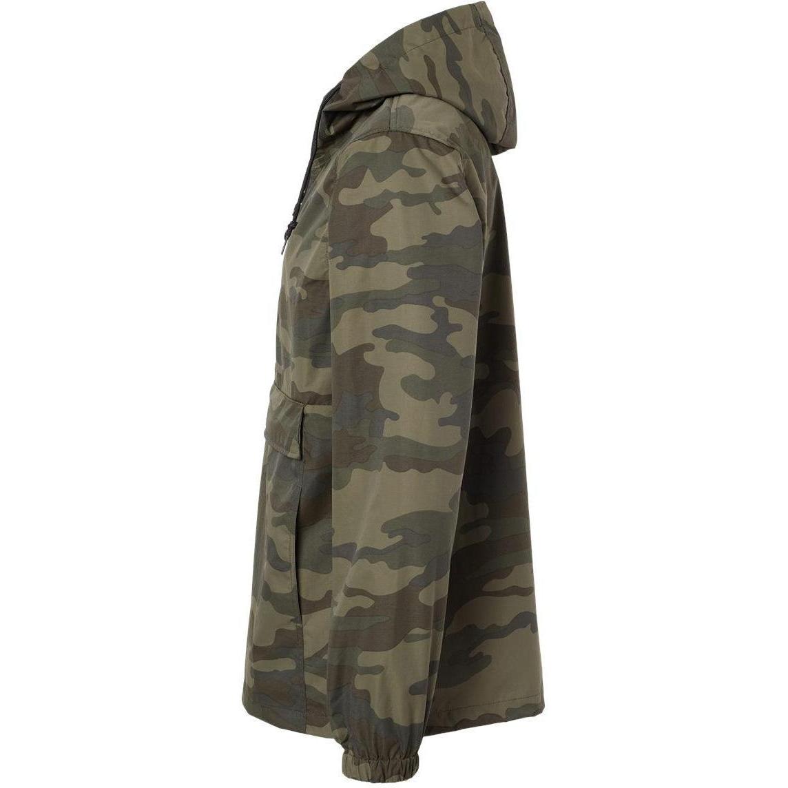 no-logo Independent Trading Co. Nylon Anorak-Men's Jackets-Independent Trading Co.-Thread Logic