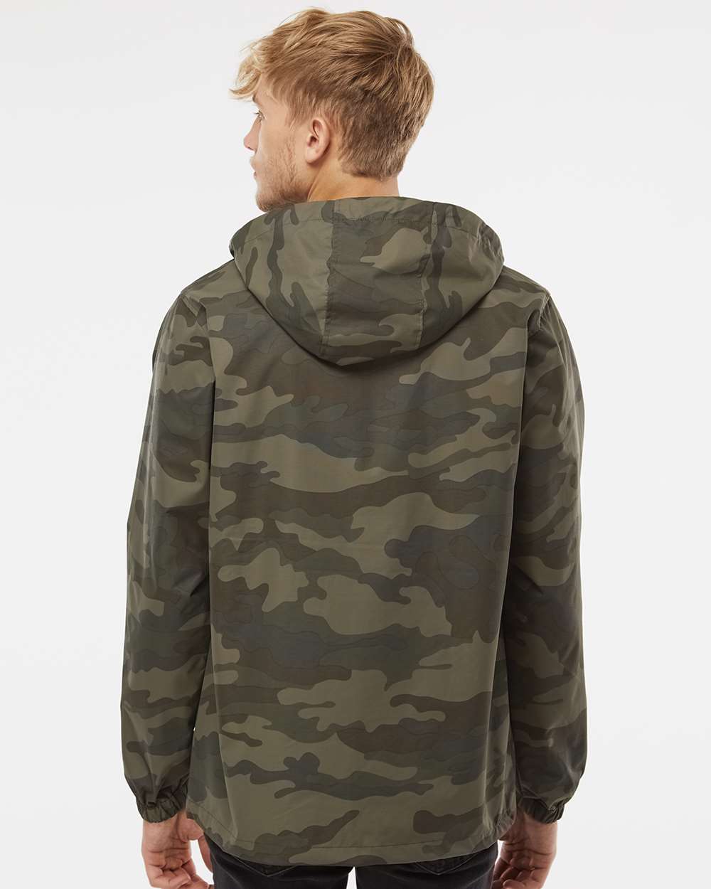 no-logo Independent Trading Co. Nylon Anorak-Men's Jackets-Independent Trading Co.-Thread Logic