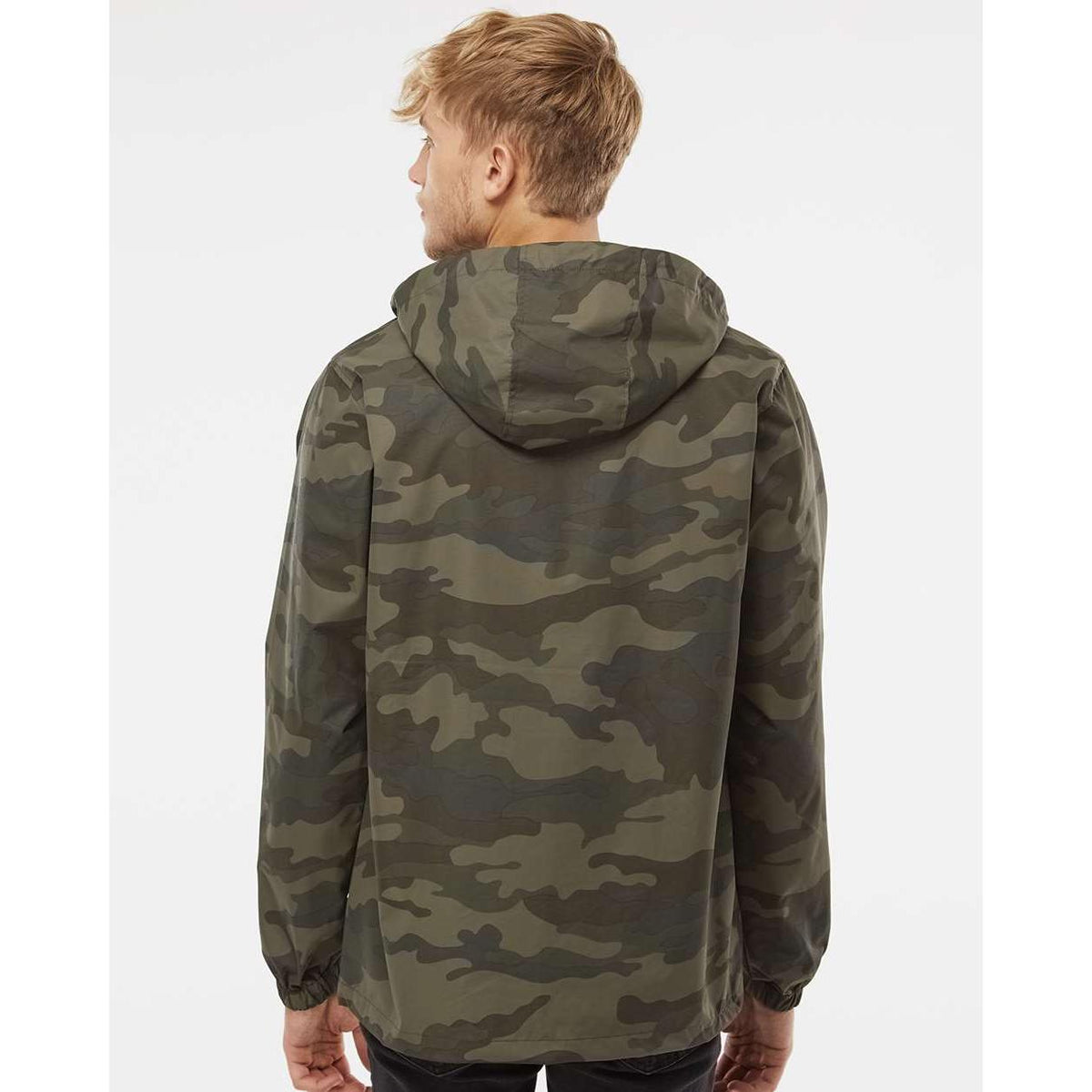 no-logo Independent Trading Co. Nylon Anorak-Men's Jackets-Independent Trading Co.-Thread Logic