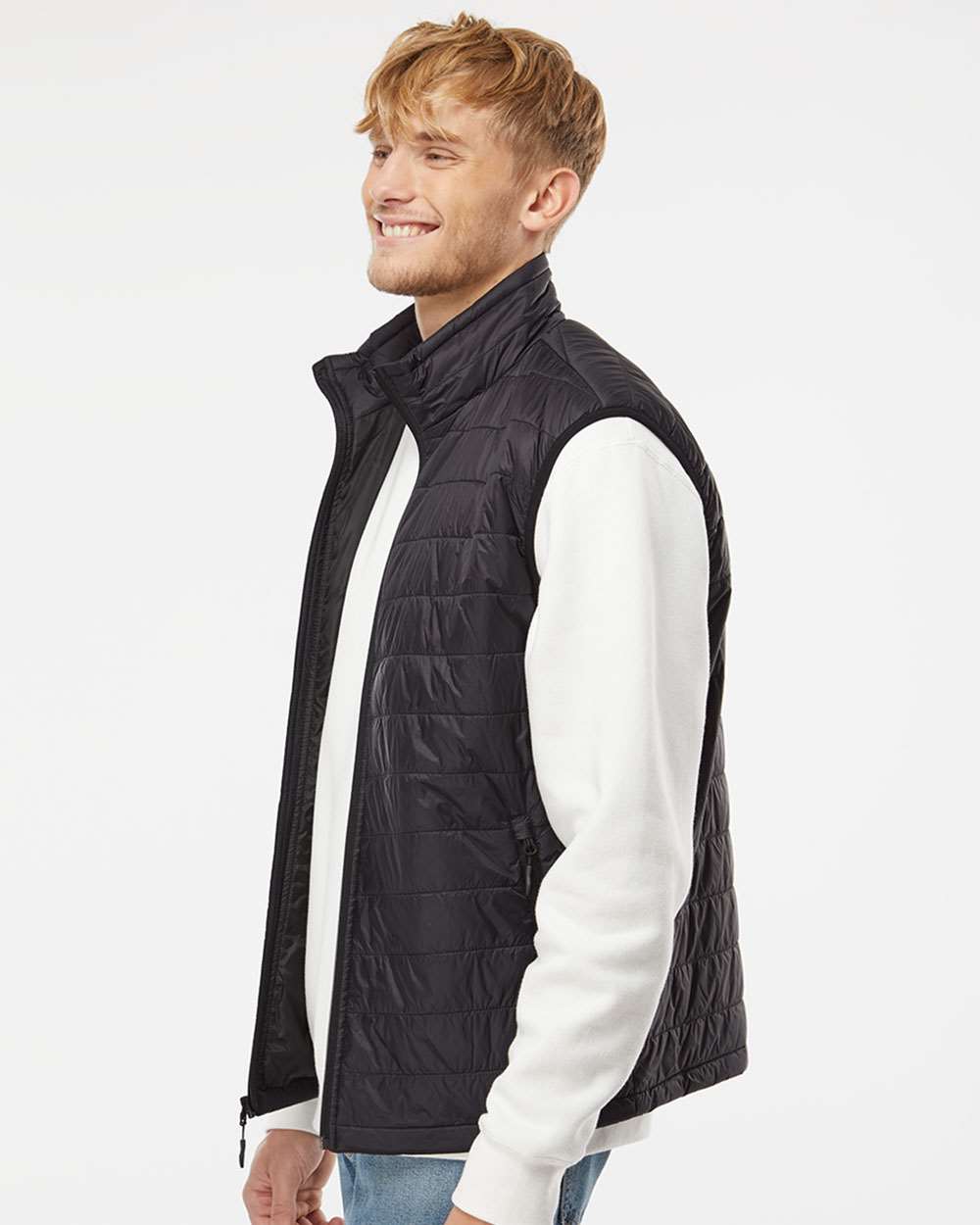 no-logo Independent Trading Co. Puffer Vest-Men's Layering-Independent Trading Co.-Thread Logic
