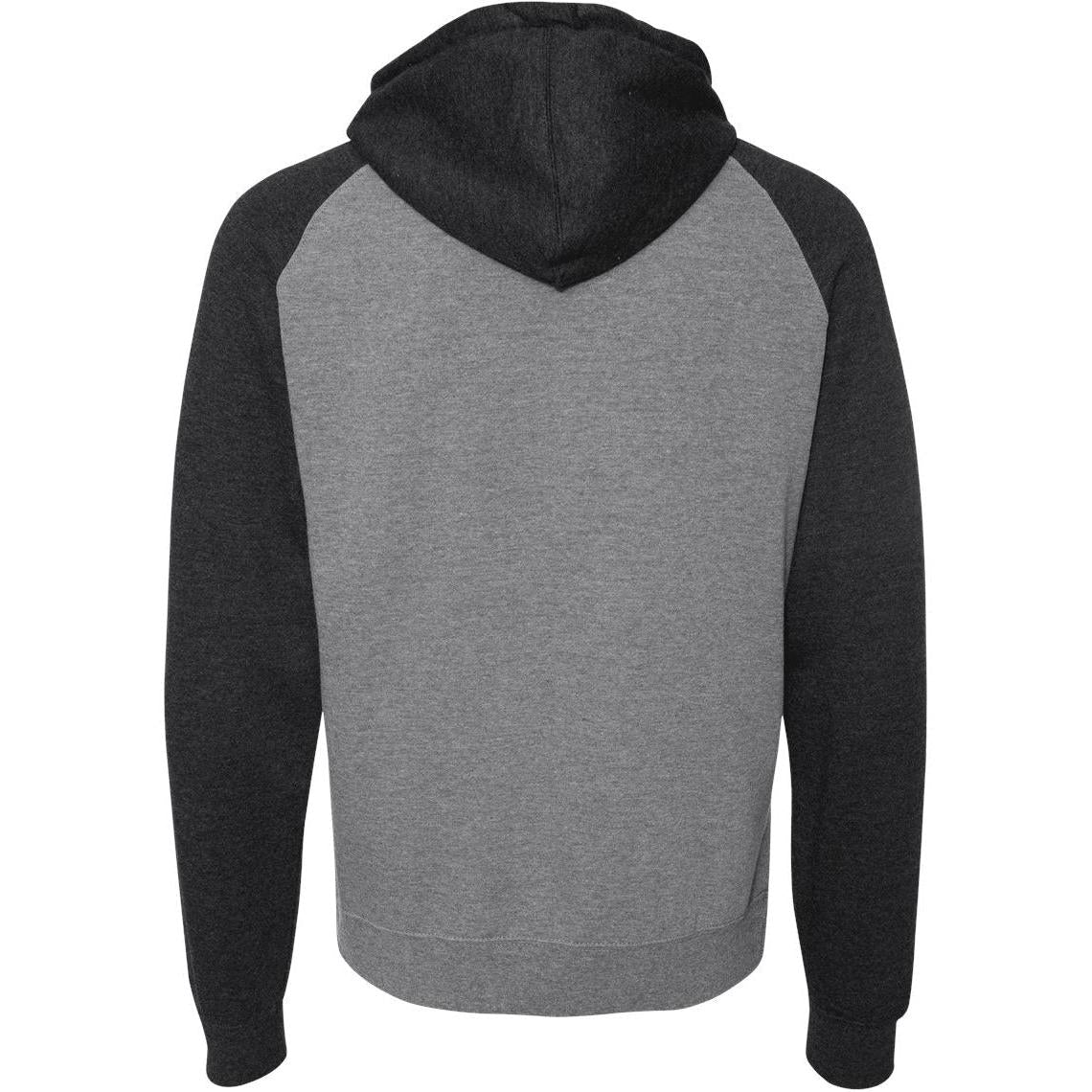 no-logo Independent Trading Co. Raglan Hooded Sweatshirt -Men's Layering-Independent Trading Co.-Thread Logic