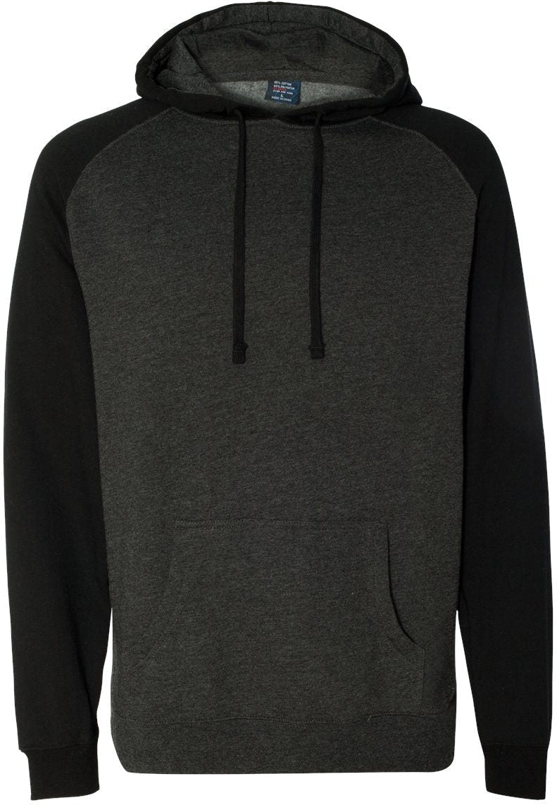 Independent Trading Co. Raglan Hooded Sweatshirt
