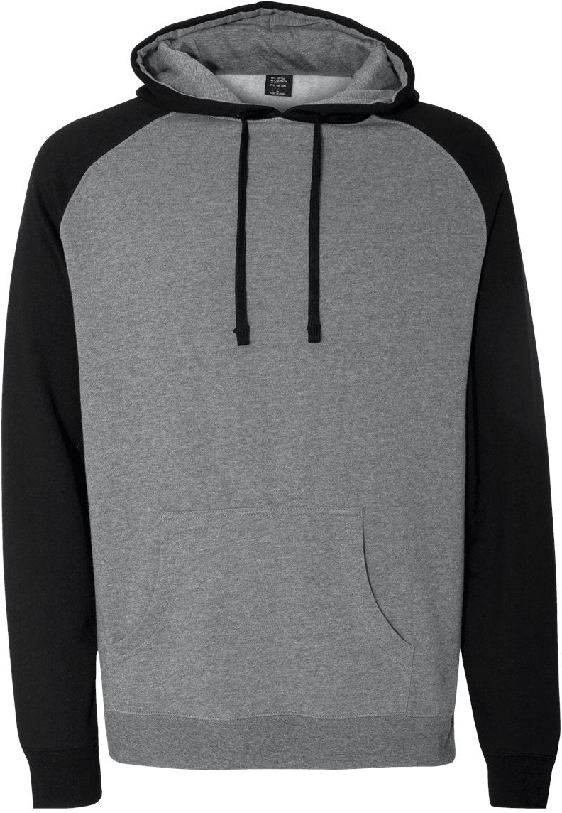 Independent Trading Co. Raglan Hooded Sweatshirt