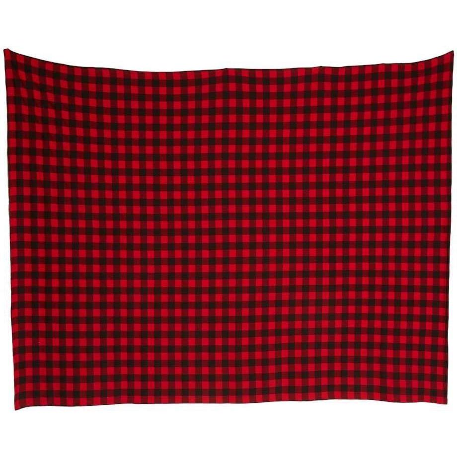 no-logo Independent Trading Co. Special Blend Blanket-Fleece-Independent Trading Co.-Red Buffalo Plaid-1 Size-Thread Logic