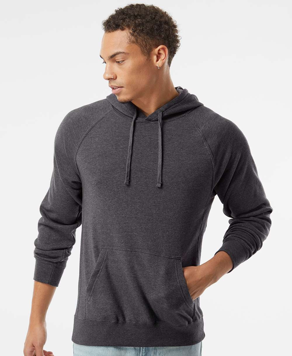 no-logo Independent Trading Co. Special Blend Raglan Hooded Sweatshirt-Men's Layering-Independent Trading Co.-Thread Logic
