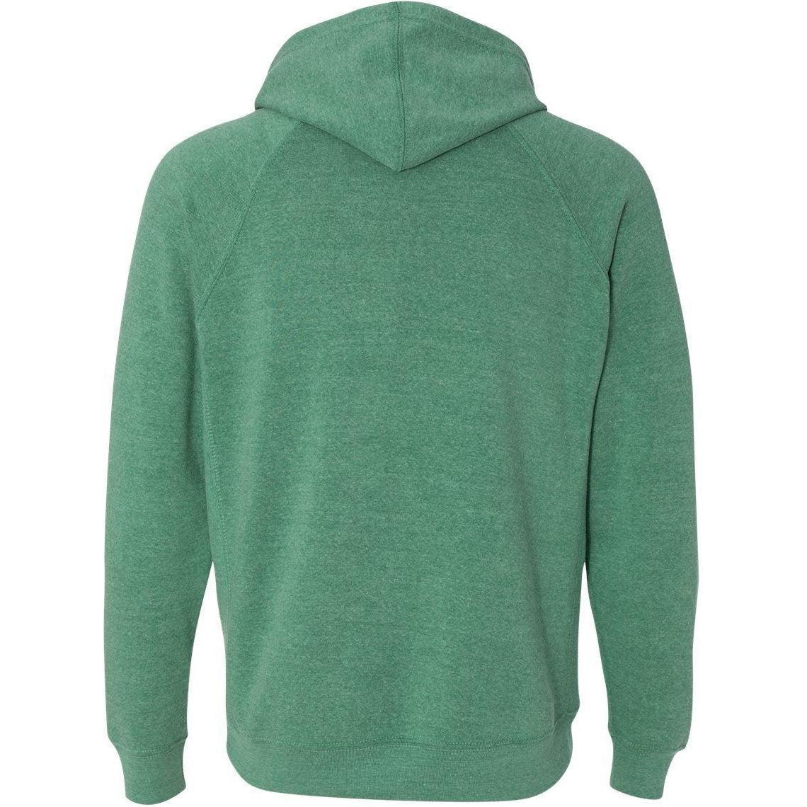 no-logo Independent Trading Co. Special Blend Raglan Hooded Sweatshirt-Men's Layering-Independent Trading Co.-Thread Logic