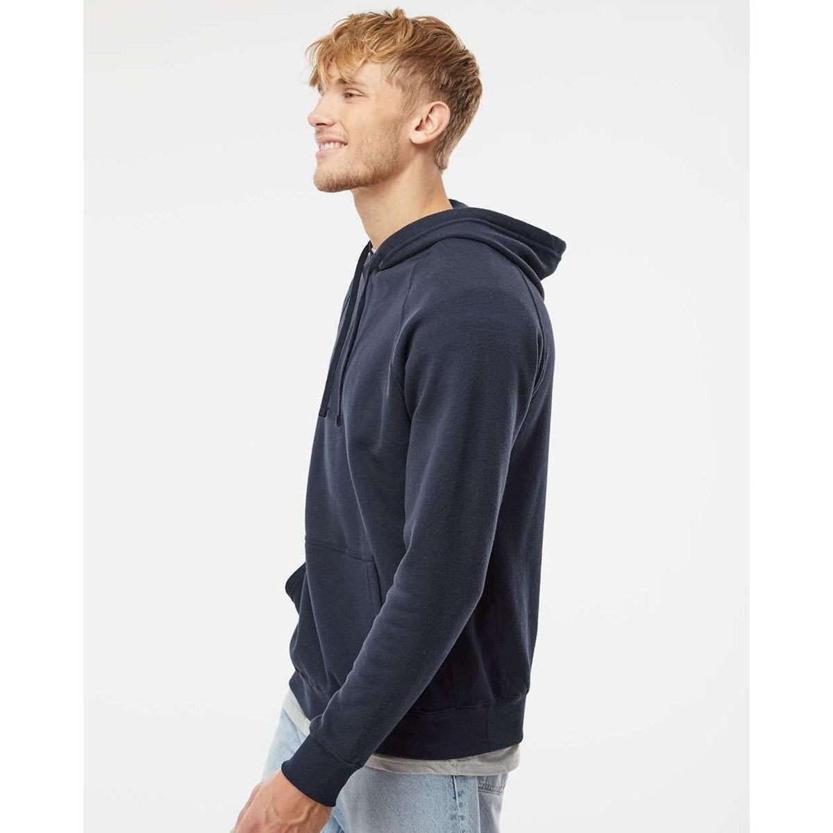 no-logo Independent Trading Co. Special Blend Raglan Hooded Sweatshirt-Men's Layering-Independent Trading Co.-Thread Logic