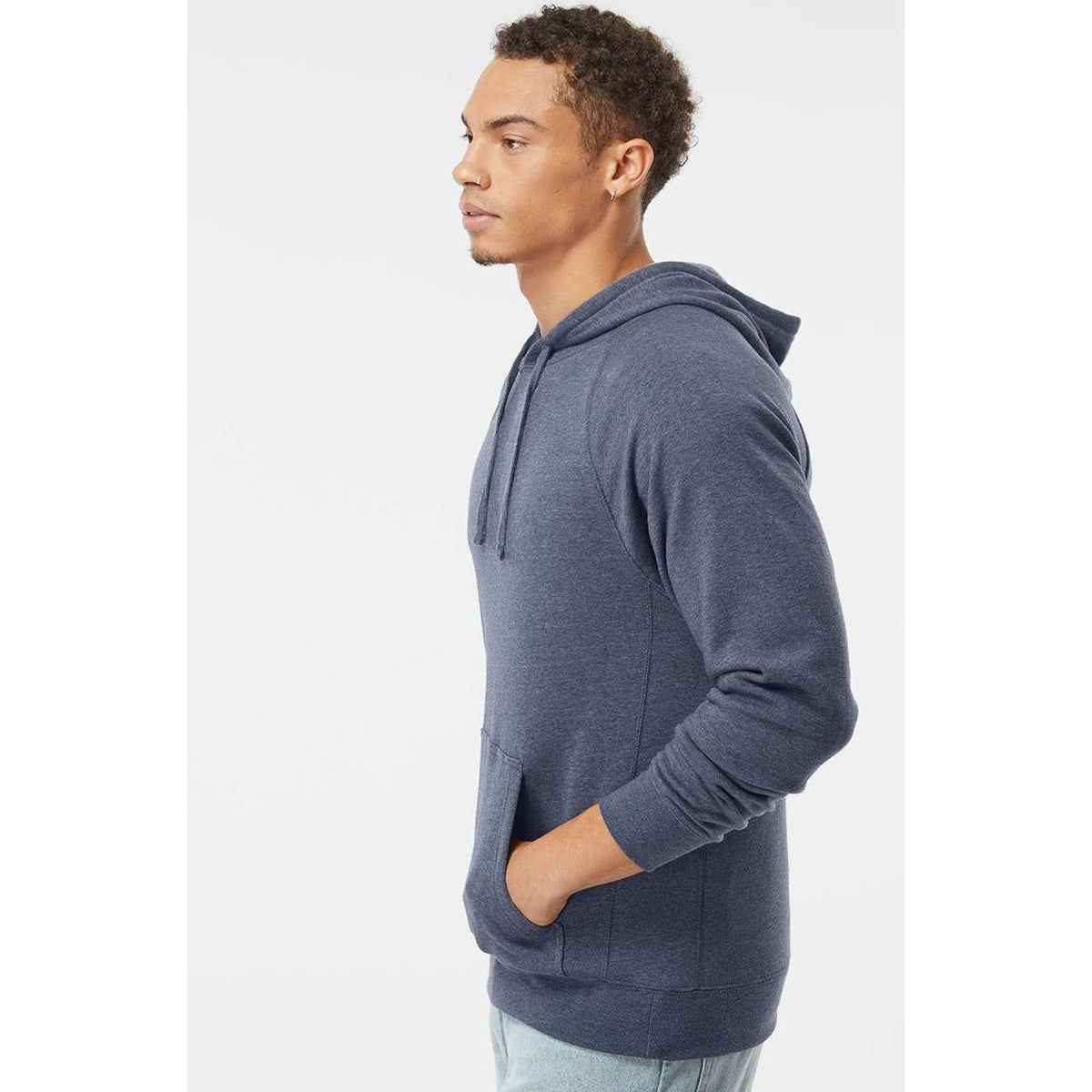 no-logo Independent Trading Co. Special Blend Raglan Hooded Sweatshirt-Men's Layering-Independent Trading Co.-Thread Logic