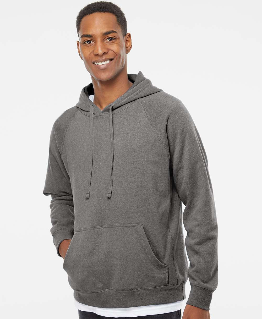 no-logo Independent Trading Co. Special Blend Raglan Hooded Sweatshirt-Men's Layering-Independent Trading Co.-Thread Logic