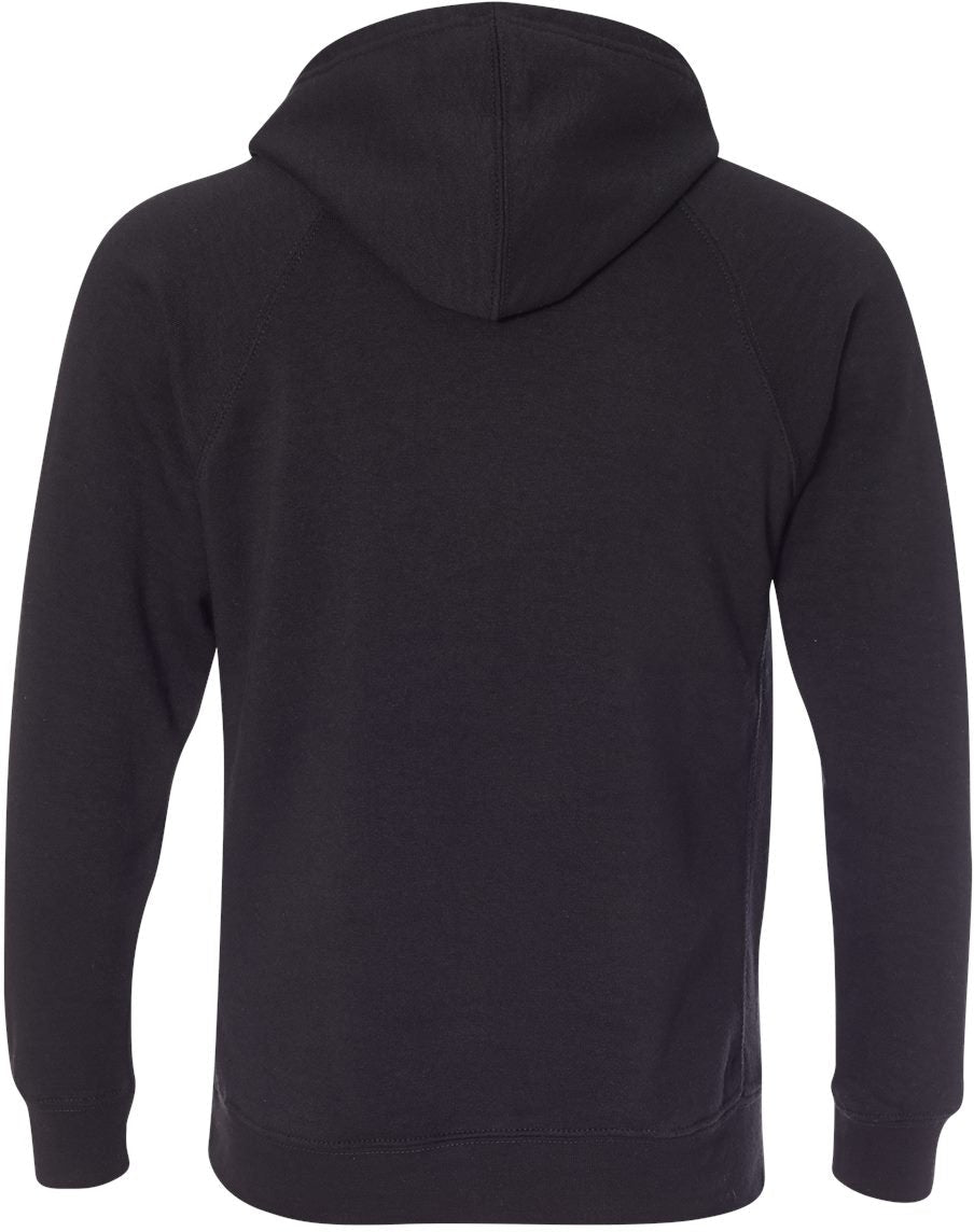 no-logo Independent Trading Co. Special Blend Raglan Hooded Sweatshirt-Men's Layering-Independent Trading Co.-Thread Logic