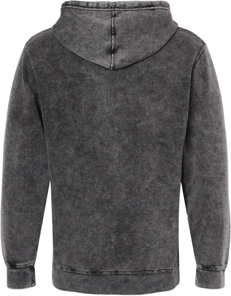 no-logo Independent Trading Co. Unisex Midweight Mineral Wash Hooded Sweatshirt-Men's Layering-Independent Trading Co.-Thread Logic