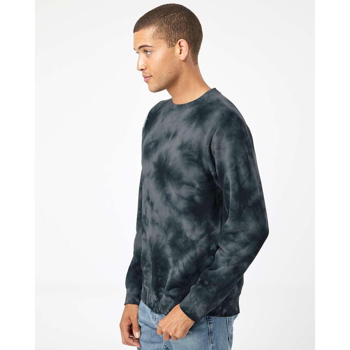 no-logo Independent Trading Co. Unisex Midweight Tie-Dyed Sweatshirt-Fleece-Independent Trading Co.-Thread Logic