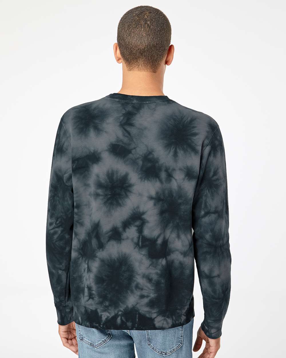 no-logo Independent Trading Co. Unisex Midweight Tie-Dyed Sweatshirt-Fleece-Independent Trading Co.-Thread Logic