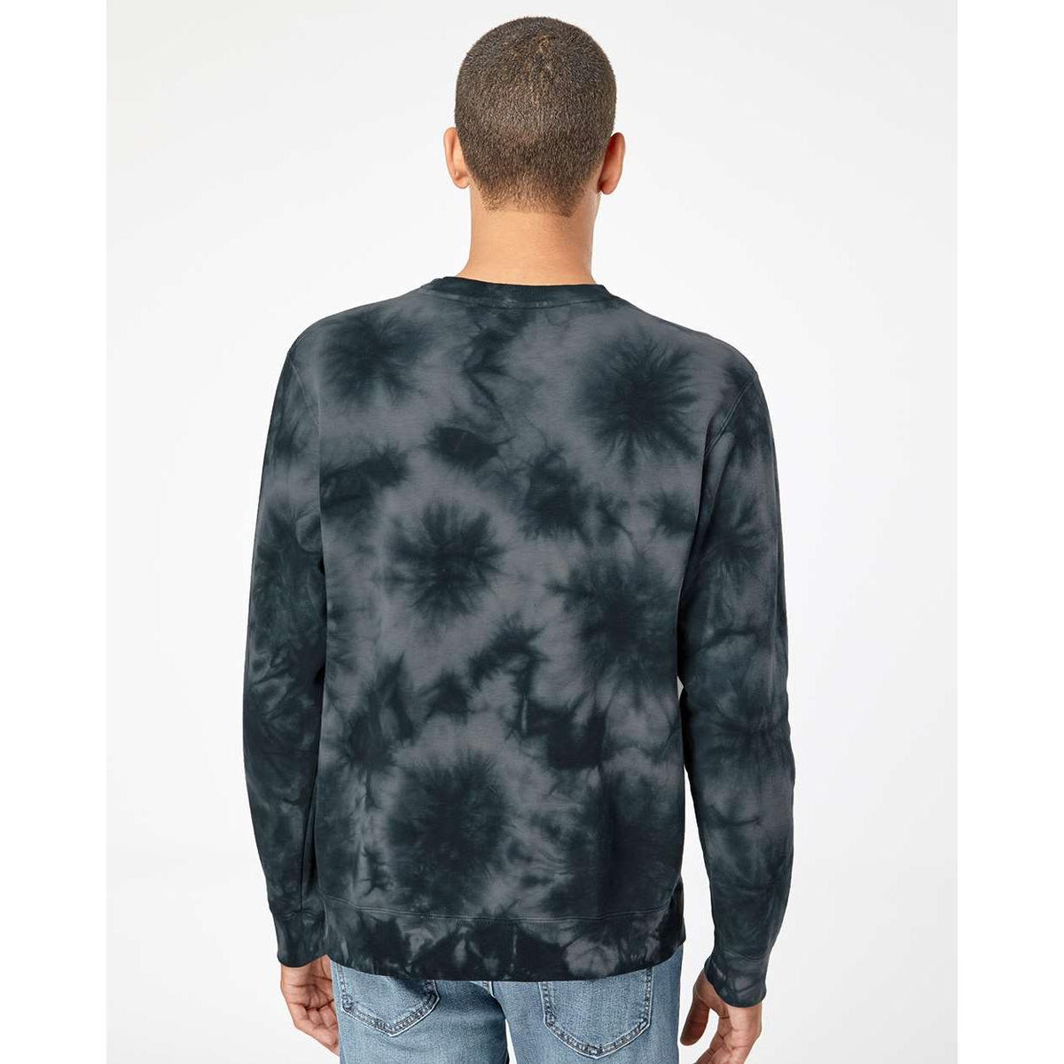 no-logo Independent Trading Co. Unisex Midweight Tie-Dyed Sweatshirt-Fleece-Independent Trading Co.-Thread Logic