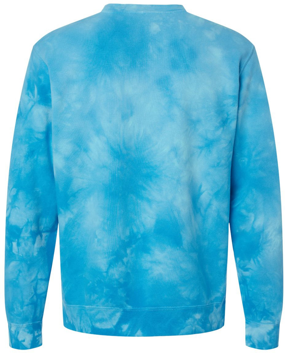 no-logo Independent Trading Co. Unisex Midweight Tie-Dyed Sweatshirt-Fleece-Independent Trading Co.-Thread Logic
