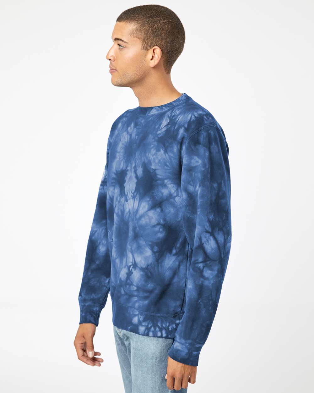 no-logo Independent Trading Co. Unisex Midweight Tie-Dyed Sweatshirt-Fleece-Independent Trading Co.-Thread Logic