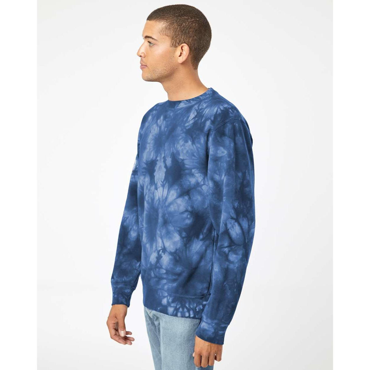 no-logo Independent Trading Co. Unisex Midweight Tie-Dyed Sweatshirt-Fleece-Independent Trading Co.-Thread Logic