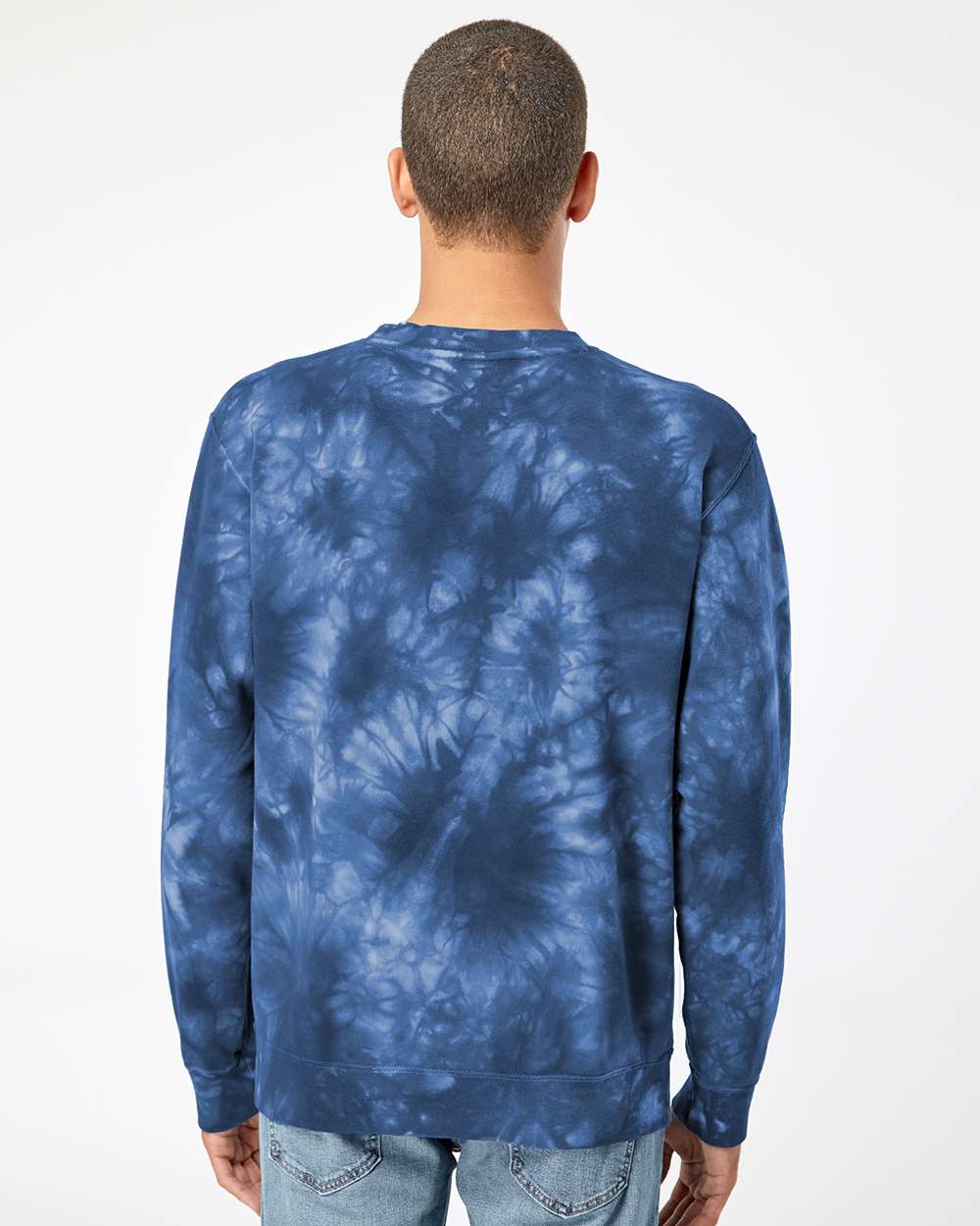 no-logo Independent Trading Co. Unisex Midweight Tie-Dyed Sweatshirt-Fleece-Independent Trading Co.-Thread Logic