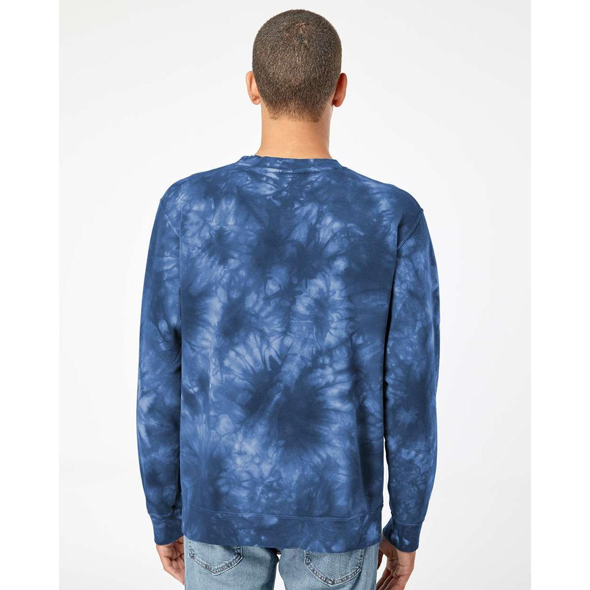 no-logo Independent Trading Co. Unisex Midweight Tie-Dyed Sweatshirt-Fleece-Independent Trading Co.-Thread Logic