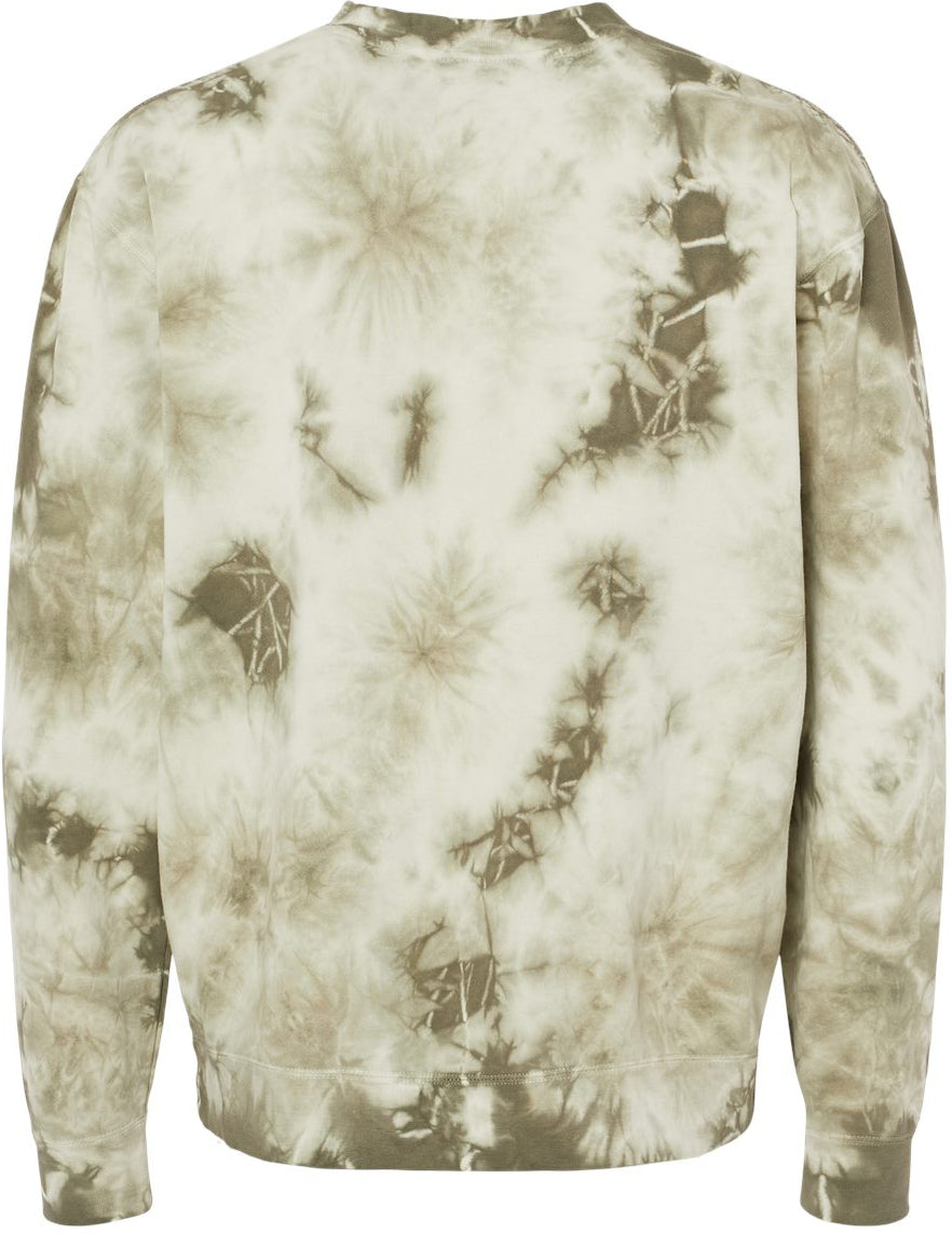 no-logo Independent Trading Co. Unisex Midweight Tie-Dyed Sweatshirt-Fleece-Independent Trading Co.-Thread Logic