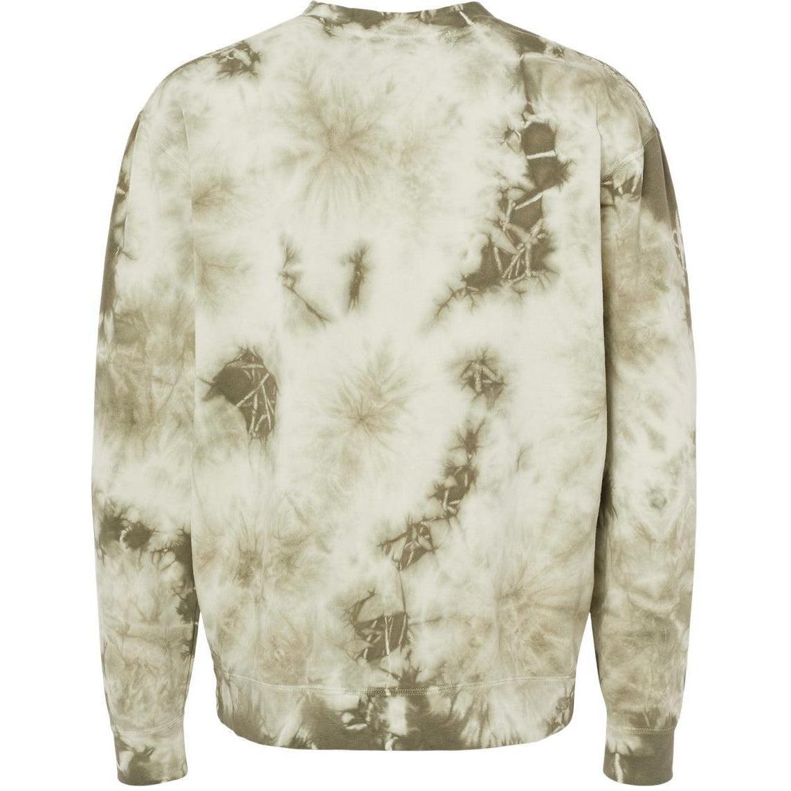 no-logo Independent Trading Co. Unisex Midweight Tie-Dyed Sweatshirt-Fleece-Independent Trading Co.-Thread Logic