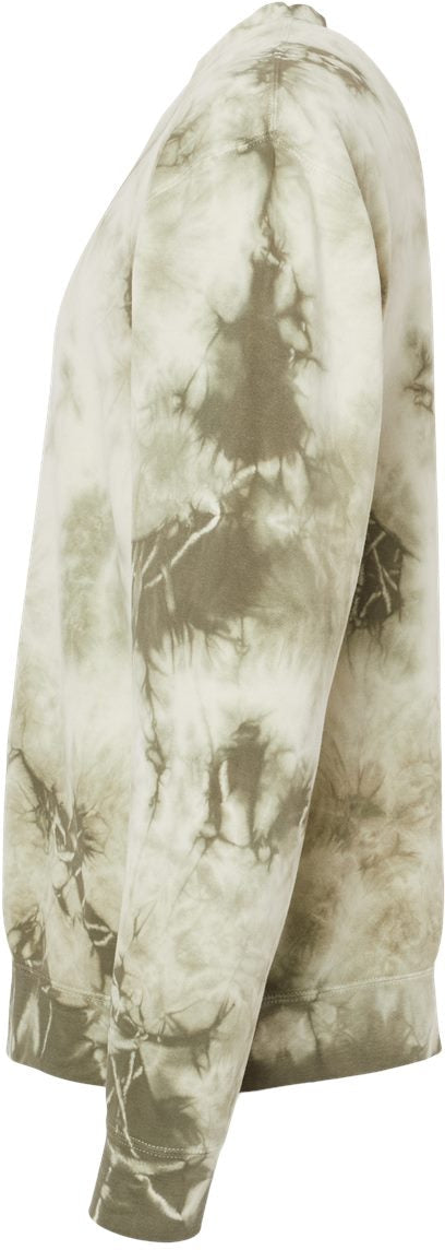 no-logo Independent Trading Co. Unisex Midweight Tie-Dyed Sweatshirt-Fleece-Independent Trading Co.-Thread Logic