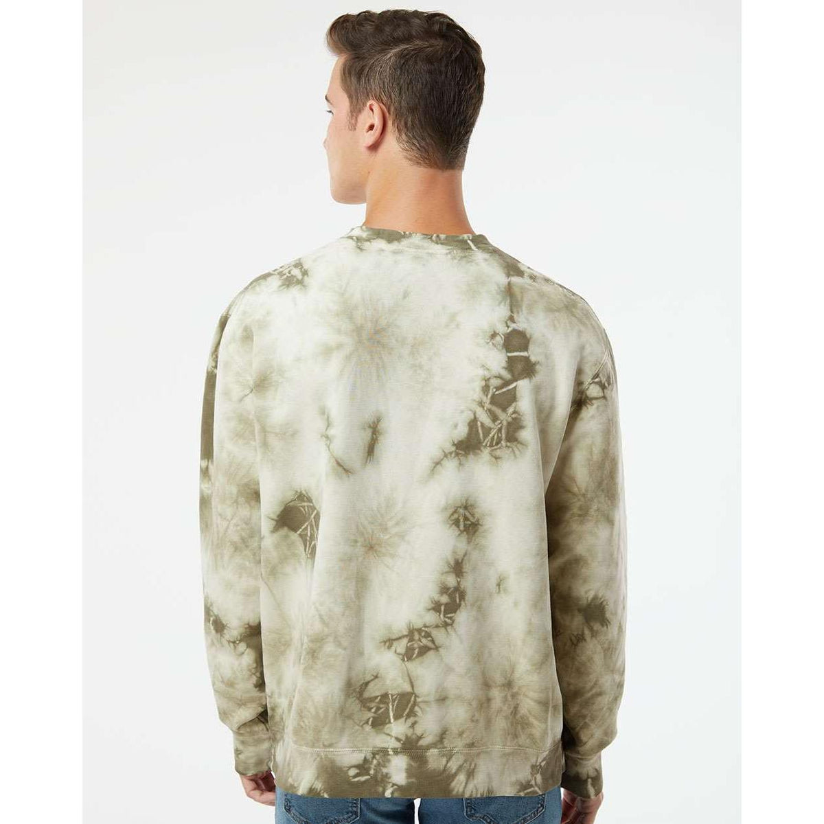 no-logo Independent Trading Co. Unisex Midweight Tie-Dyed Sweatshirt-Fleece-Independent Trading Co.-Thread Logic