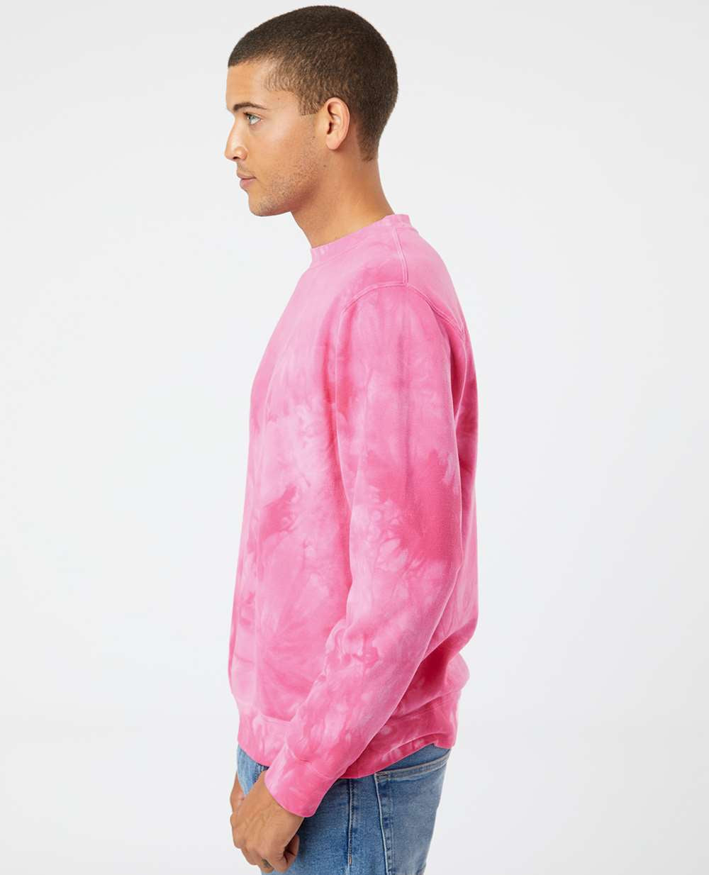 no-logo Independent Trading Co. Unisex Midweight Tie-Dyed Sweatshirt-Fleece-Independent Trading Co.-Thread Logic