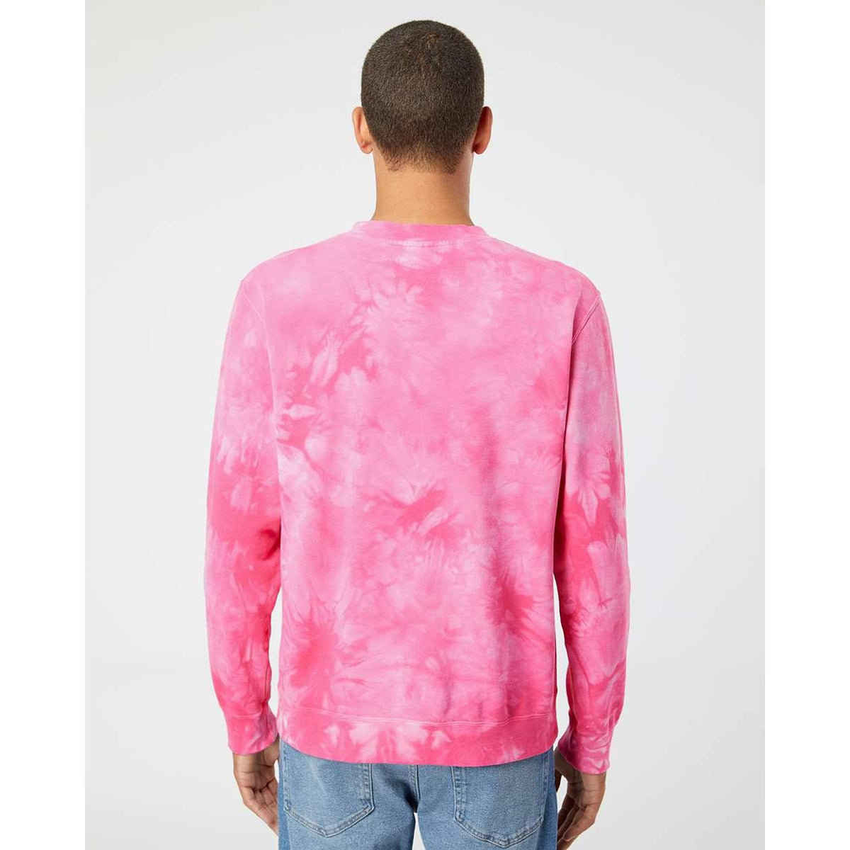 no-logo Independent Trading Co. Unisex Midweight Tie-Dyed Sweatshirt-Fleece-Independent Trading Co.-Thread Logic