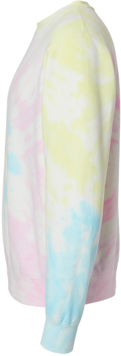 no-logo Independent Trading Co. Unisex Midweight Tie-Dyed Sweatshirt-Fleece-Independent Trading Co.-Thread Logic