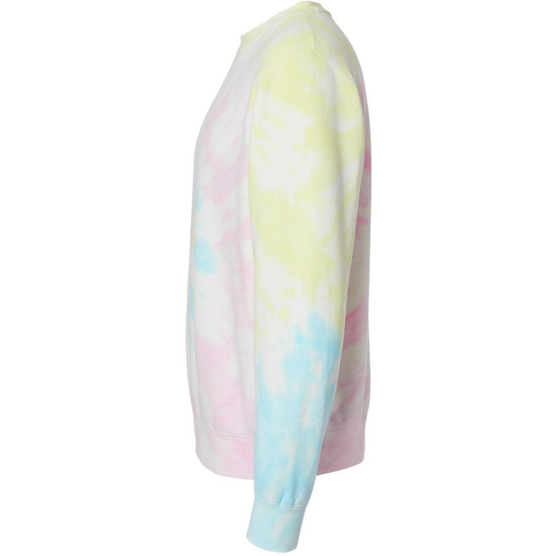 no-logo Independent Trading Co. Unisex Midweight Tie-Dyed Sweatshirt-Fleece-Independent Trading Co.-Thread Logic