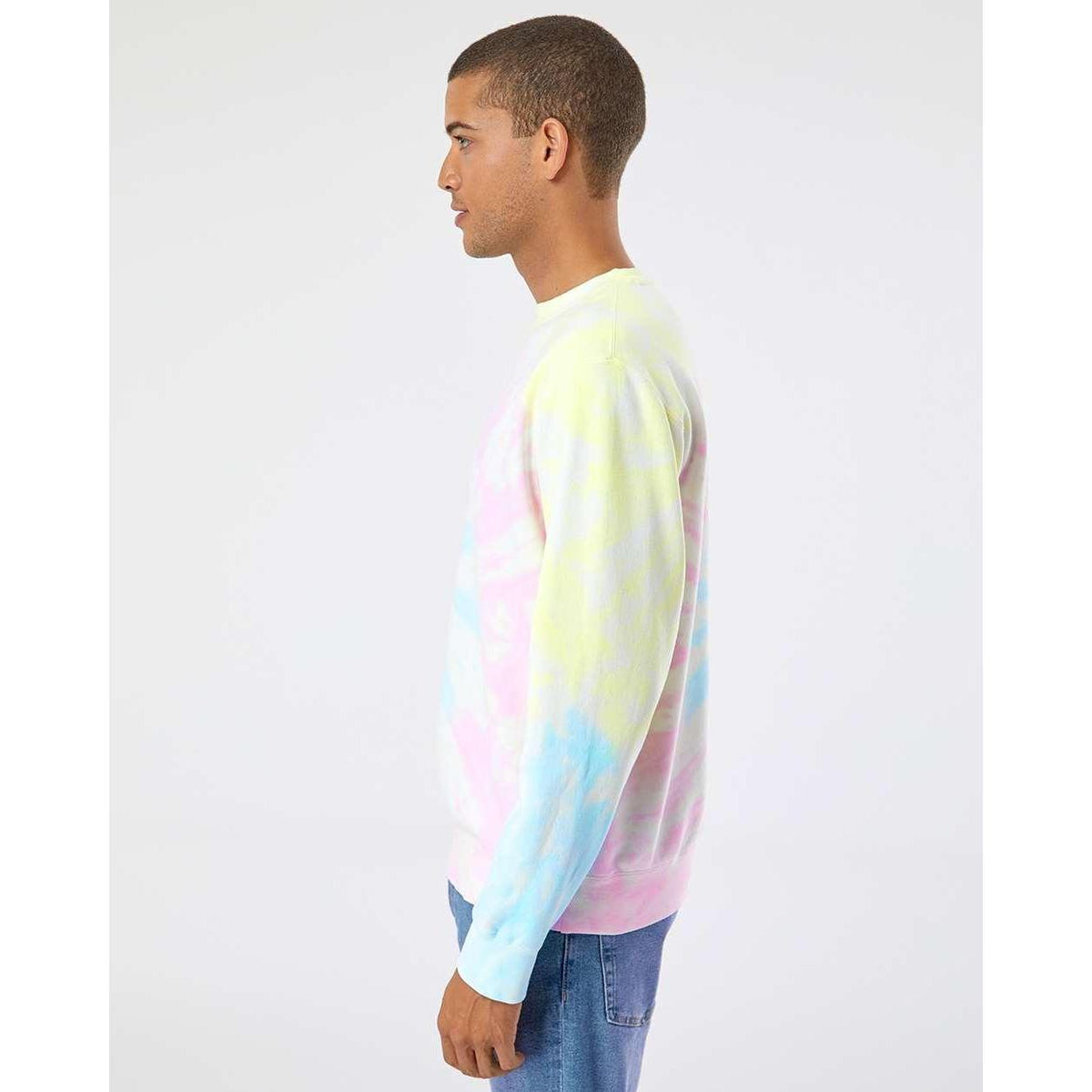 no-logo Independent Trading Co. Unisex Midweight Tie-Dyed Sweatshirt-Fleece-Independent Trading Co.-Thread Logic