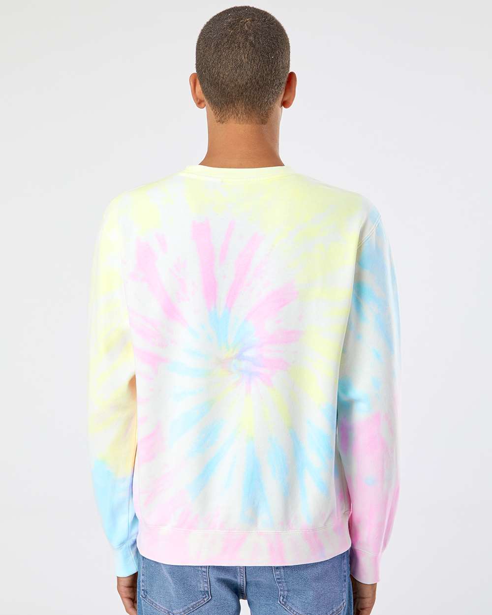 no-logo Independent Trading Co. Unisex Midweight Tie-Dyed Sweatshirt-Fleece-Independent Trading Co.-Thread Logic