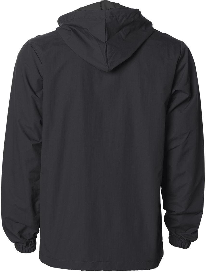 no-logo Independent Trading Co. Water-Resistant Hooded Windbreaker-Men's Jackets-Independent Trading Co.-Thread Logic