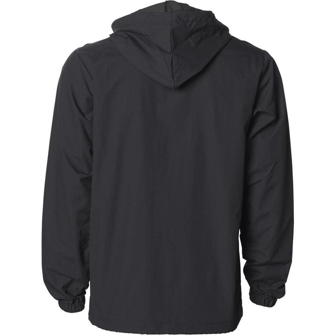 no-logo Independent Trading Co. Water-Resistant Hooded Windbreaker-Men's Jackets-Independent Trading Co.-Thread Logic