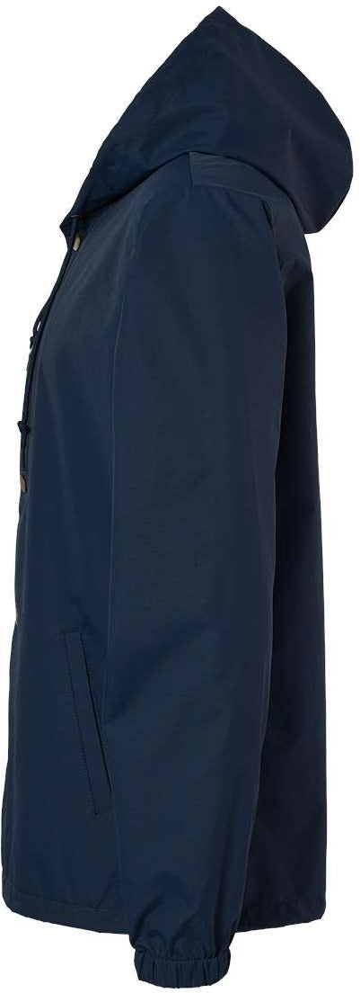 no-logo Independent Trading Co. Water-Resistant Hooded Windbreaker-Men's Jackets-Independent Trading Co.-Thread Logic