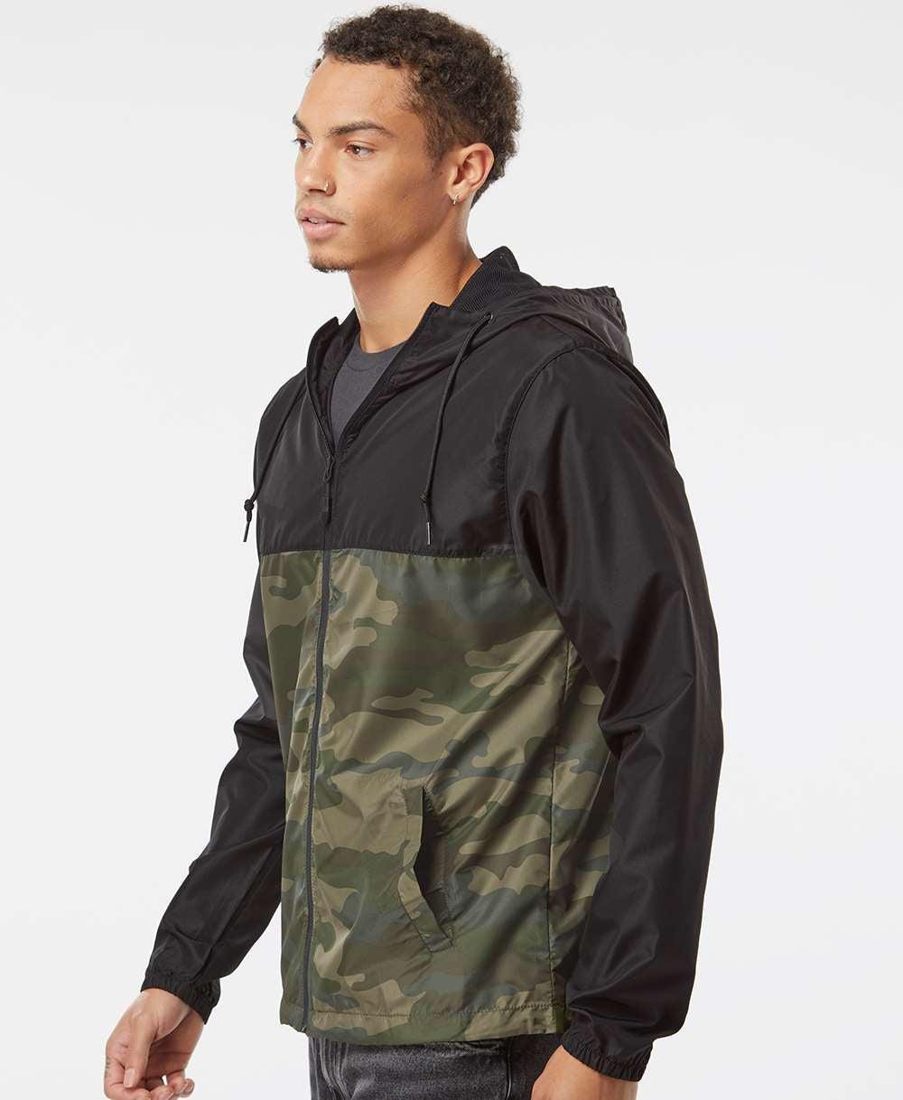 no-logo Independent Trading Co. Water-Resistant Lightweight Windbreaker-Men's Jackets-Independent Trading Co.-Thread Logic