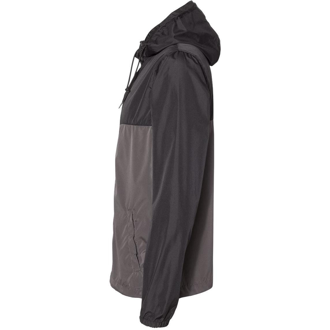 no-logo Independent Trading Co. Water-Resistant Lightweight Windbreaker-Men's Jackets-Independent Trading Co.-Thread Logic