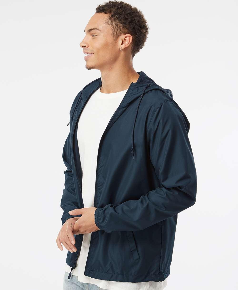 no-logo Independent Trading Co. Water-Resistant Lightweight Windbreaker-Men's Jackets-Independent Trading Co.-Thread Logic