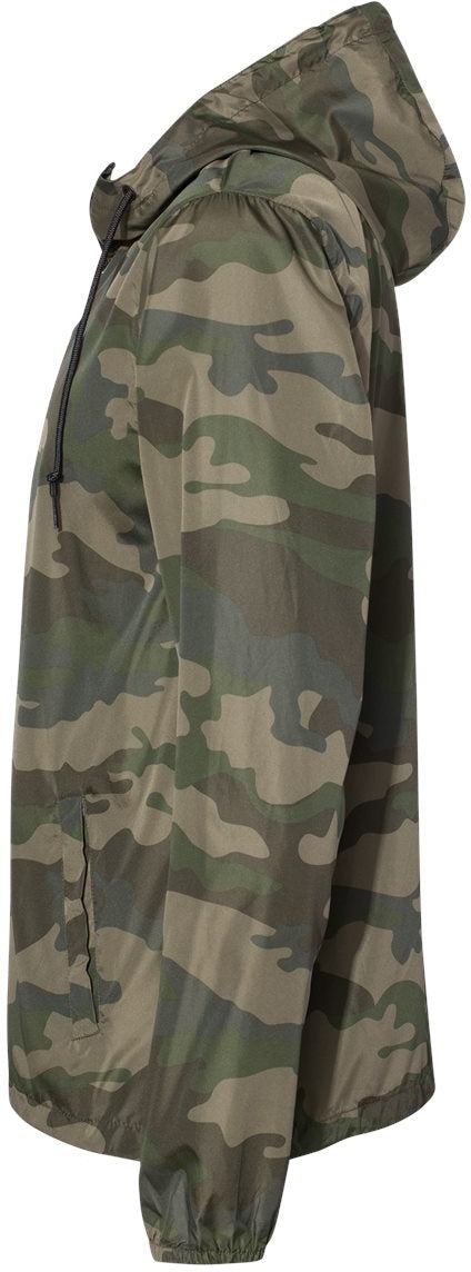 no-logo Independent Trading Co. Water-Resistant Lightweight Windbreaker-Men's Jackets-Independent Trading Co.-Thread Logic