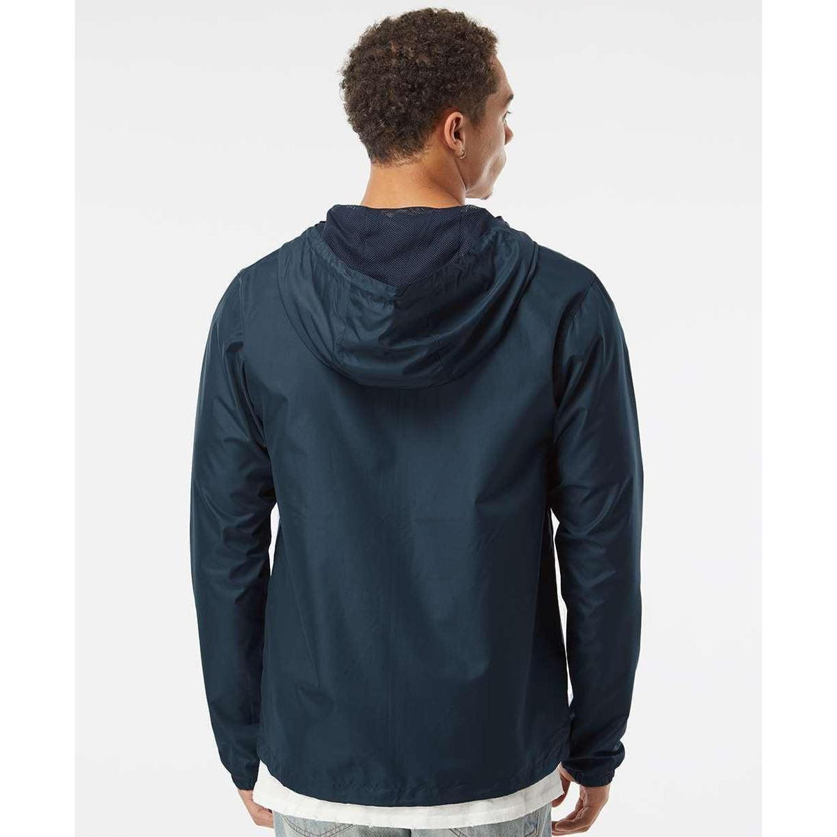 no-logo Independent Trading Co. Water-Resistant Lightweight Windbreaker-Men's Jackets-Independent Trading Co.-Thread Logic