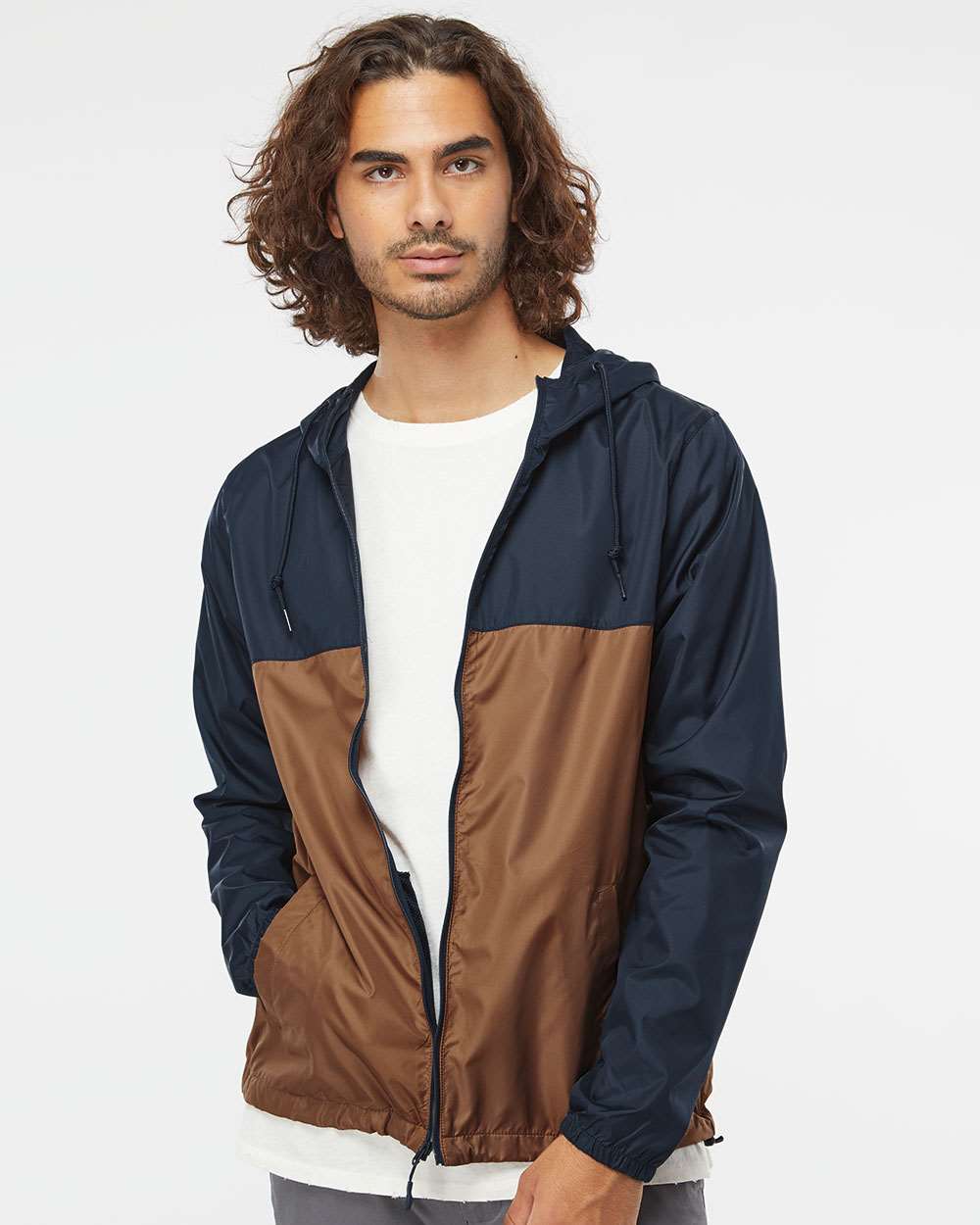 no-logo Independent Trading Co. Water-Resistant Lightweight Windbreaker-Men's Jackets-Independent Trading Co.-Thread Logic
