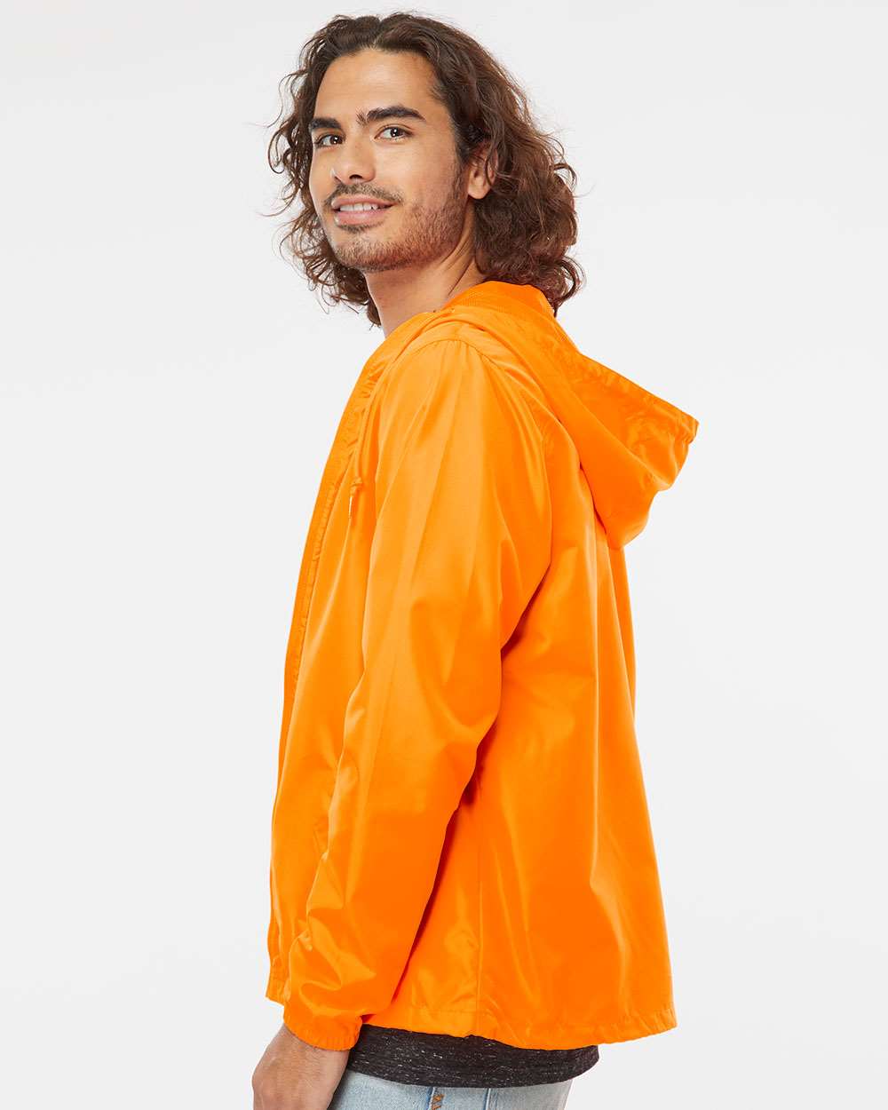 no-logo Independent Trading Co. Water-Resistant Lightweight Windbreaker-Men's Jackets-Independent Trading Co.-Thread Logic