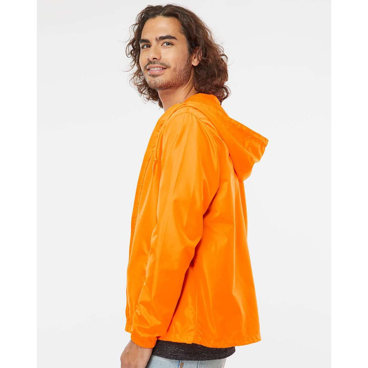no-logo Independent Trading Co. Water-Resistant Lightweight Windbreaker-Men's Jackets-Independent Trading Co.-Thread Logic