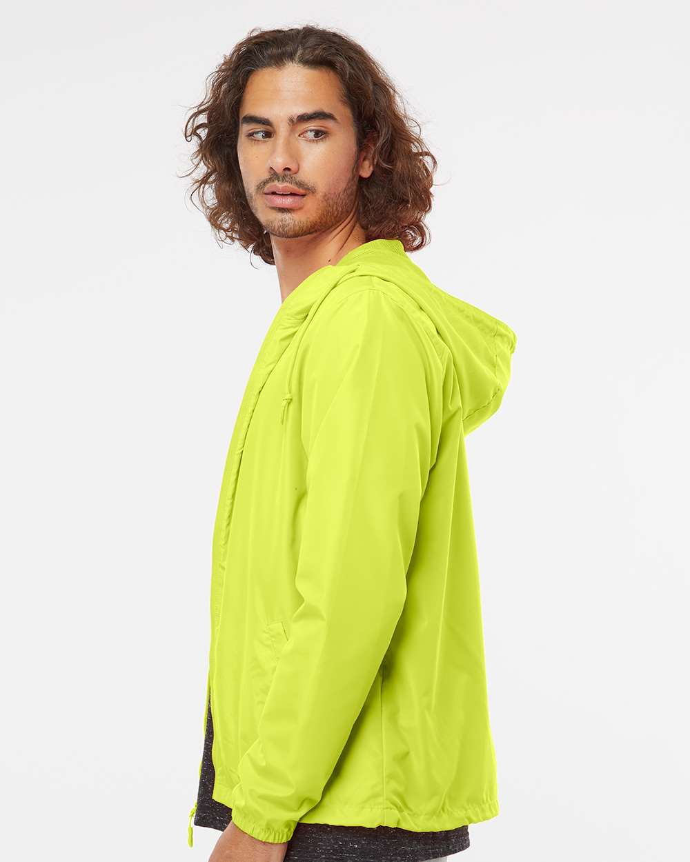no-logo Independent Trading Co. Water-Resistant Lightweight Windbreaker-Men's Jackets-Independent Trading Co.-Thread Logic