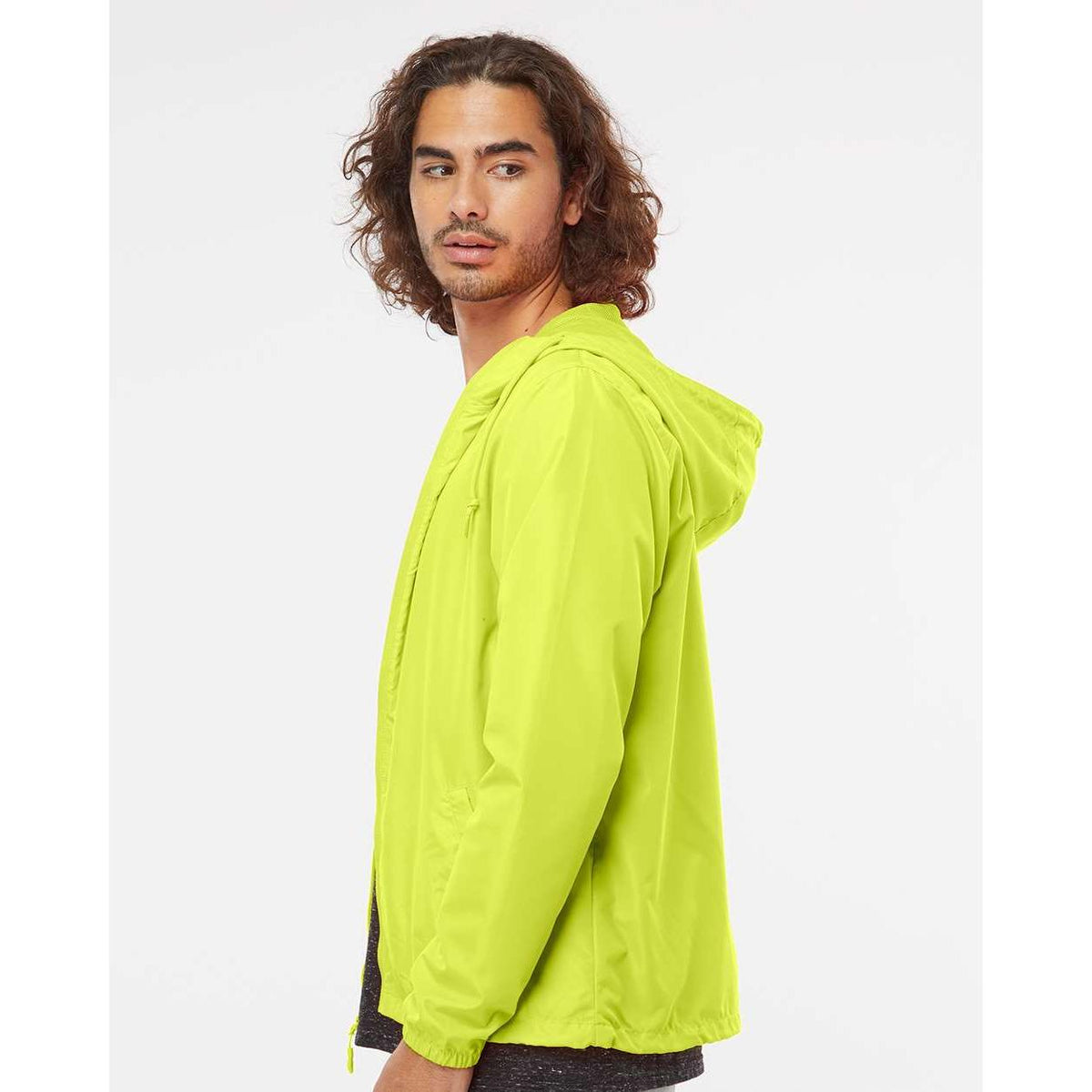 no-logo Independent Trading Co. Water-Resistant Lightweight Windbreaker-Men's Jackets-Independent Trading Co.-Thread Logic