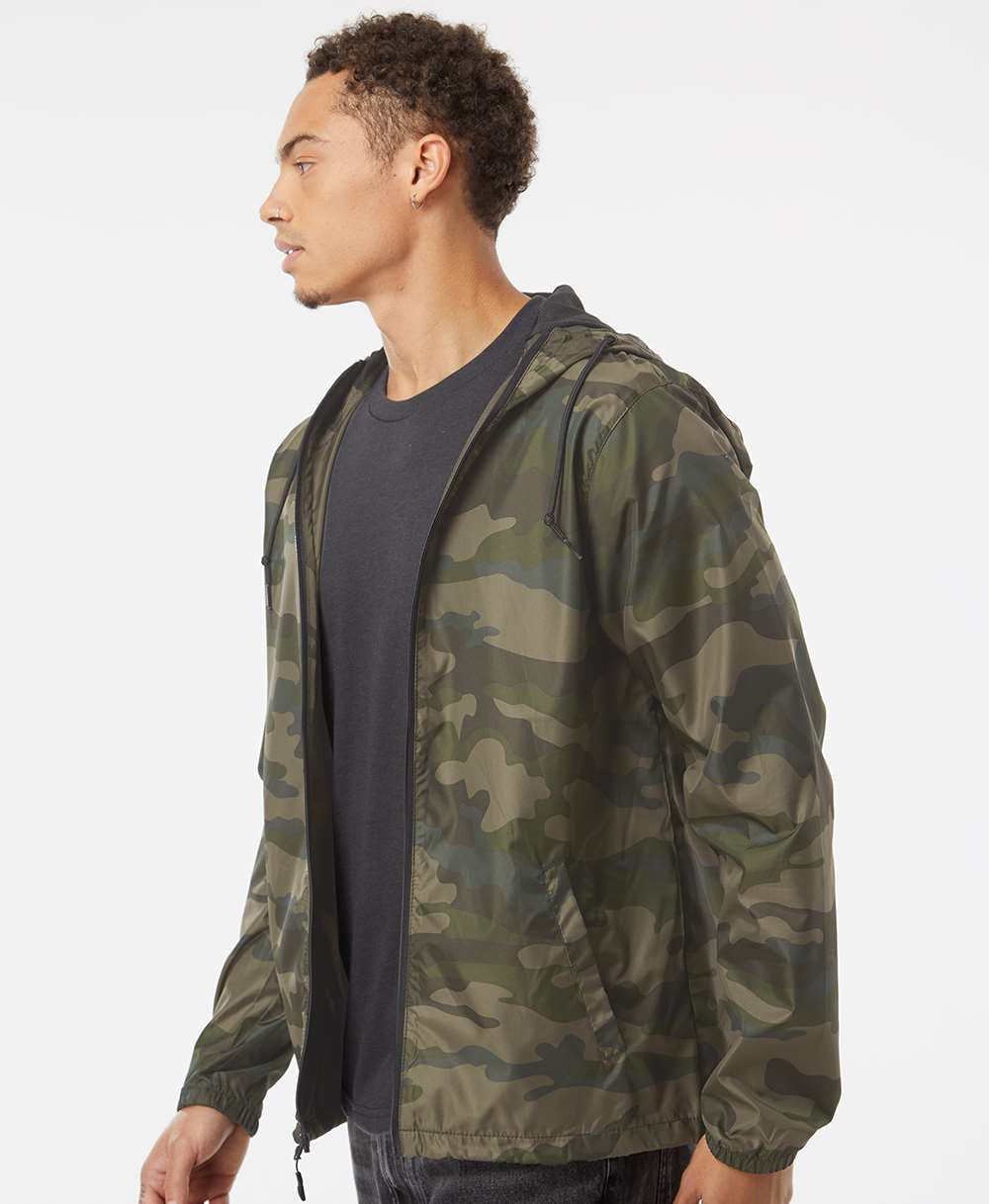 no-logo Independent Trading Co. Water-Resistant Lightweight Windbreaker-Men's Jackets-Independent Trading Co.-Thread Logic